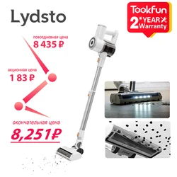 LYDSTO V9 무선 핸드헬드 진공 청소기, 21Kpa LED 조명, 다기능 그라운드 브러시, 800mL 먼지 컵, 스마트 가전 제품