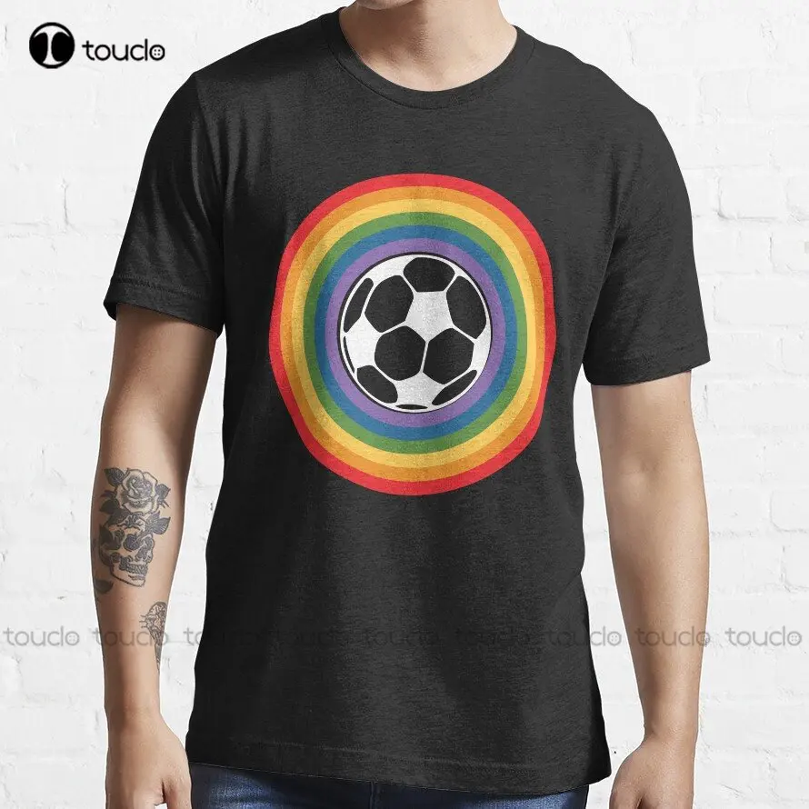 Grant Wahl Shirt | Grant Wahl Rainbow Soccer Lgbt T-Shirt 80S Tshirts For Men Creative Funny Tee Custom Gift Xs-5Xl Streetwear