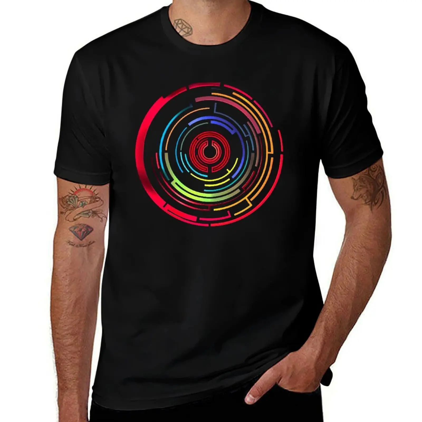 

Maze Design T-Shirt cotton tshirt 100% man t shirts graphic T-Shirt