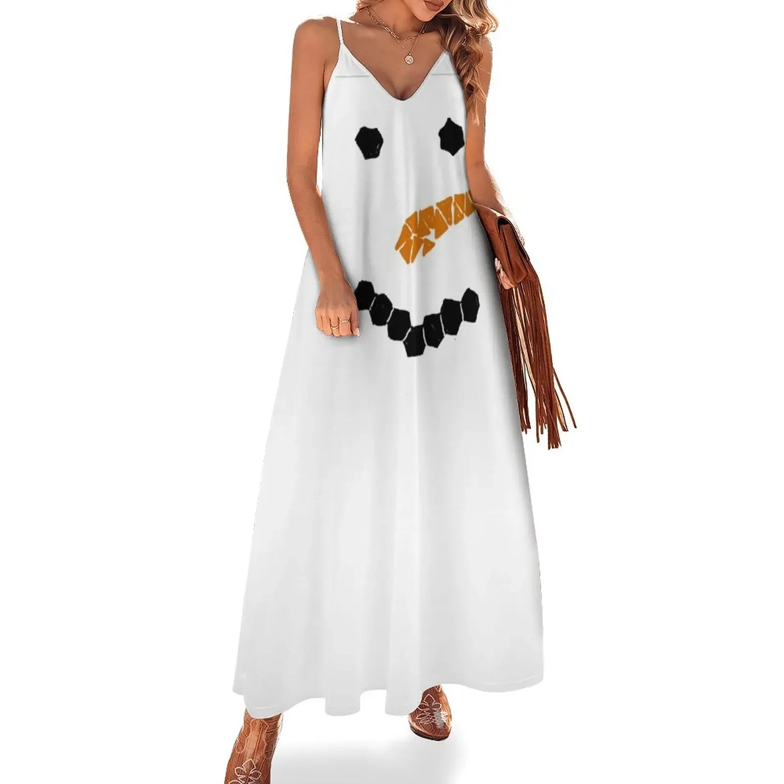 

Snow Person! Sleeveless Dress Women's skirt Bridesmaid dress woman party dresses woman Clothing