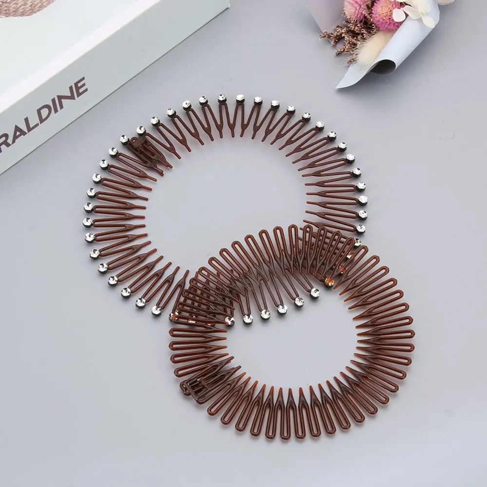 Foldable Travel Rhinestone Elastic Hair Band For Swimming For Makeup Bath Hair Accessories