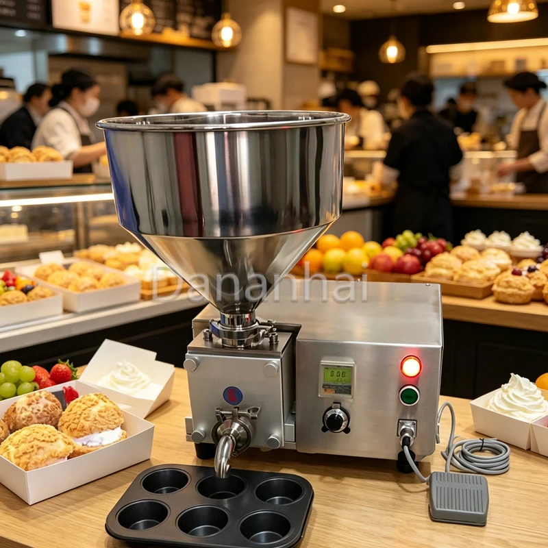 New Type Cake Cream Injection Machine Puff Bar Bread Jam Filling Tool for Pastries And Baking Accessories