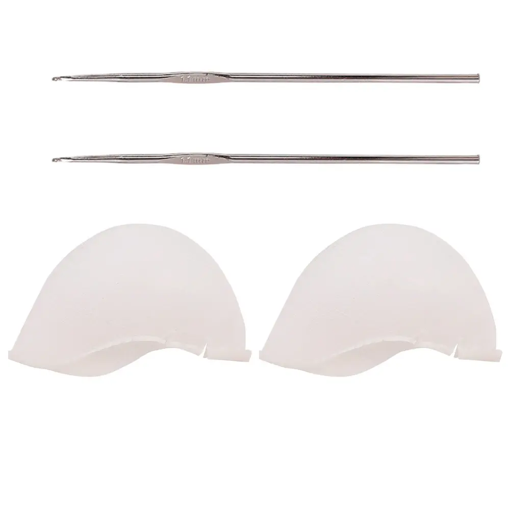 

2Set Comfort Fit Silicone Hair Highlighting Caps Hair Coloring Hats for DIY Dyeing Dyeing Color Caps Reusable