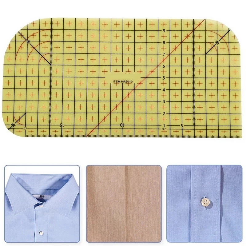 1PCS Patchwork Sewing Tools Hot Ironing Ruler Fabric Measuring Tool Tailor Craft DIY Sewing Supplies Dropshipping