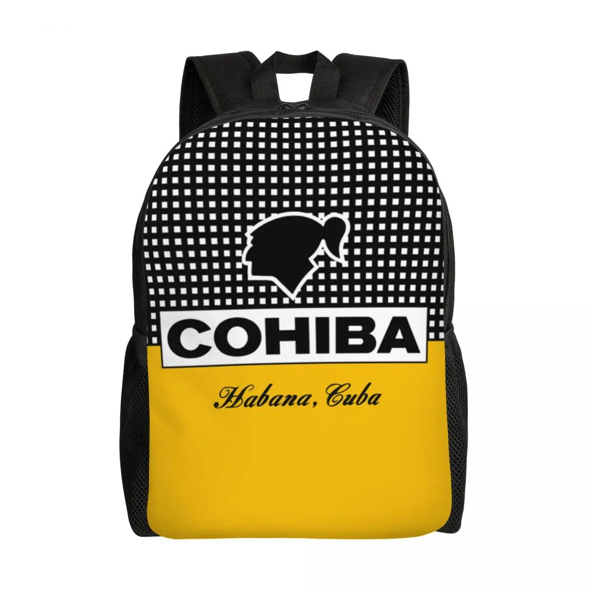 Customized Cuban Cohiba Travel Backpack Men Women School Laptop Bookbag College Student Daypack Bags