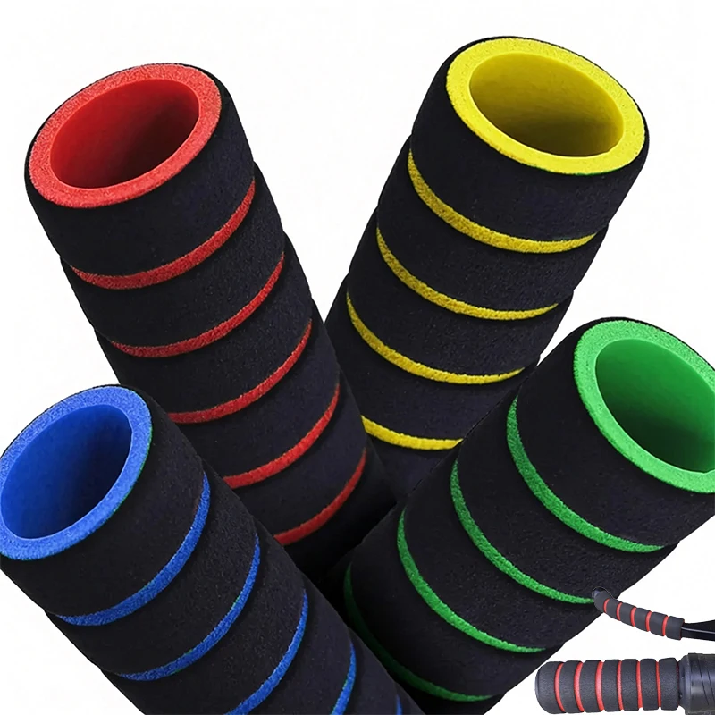 4Pcs Anti-Slip Soft Sponge Motorcycle Handle Grips Shock Absorbing Brake Lever Covers Universal Handlebar Sleeves for Motorcycle