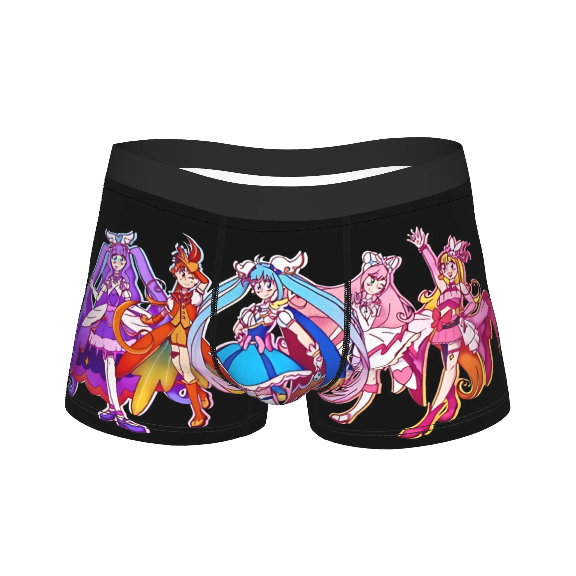 Sky Precure Full Team Lineup Poster Underwear Comfortable Panties Shorts Briefs For Males 3D Pouch Large Size Boxer Shorts