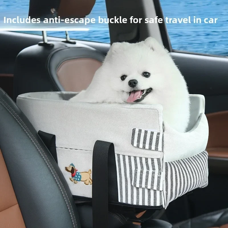 

KEEHOME Stylish Car Dog Kennel with Central Control, Fully Removable And Washable, Suitable for Small Dogs And Cats, Lightweight Travel