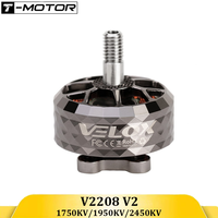 T-Motor VELOX VELOCE V2208 V2 1750/1950/2450KV Brushless Motor - 4mm Titanium Shaft for 5in FPV Racing & Freestyle Drones