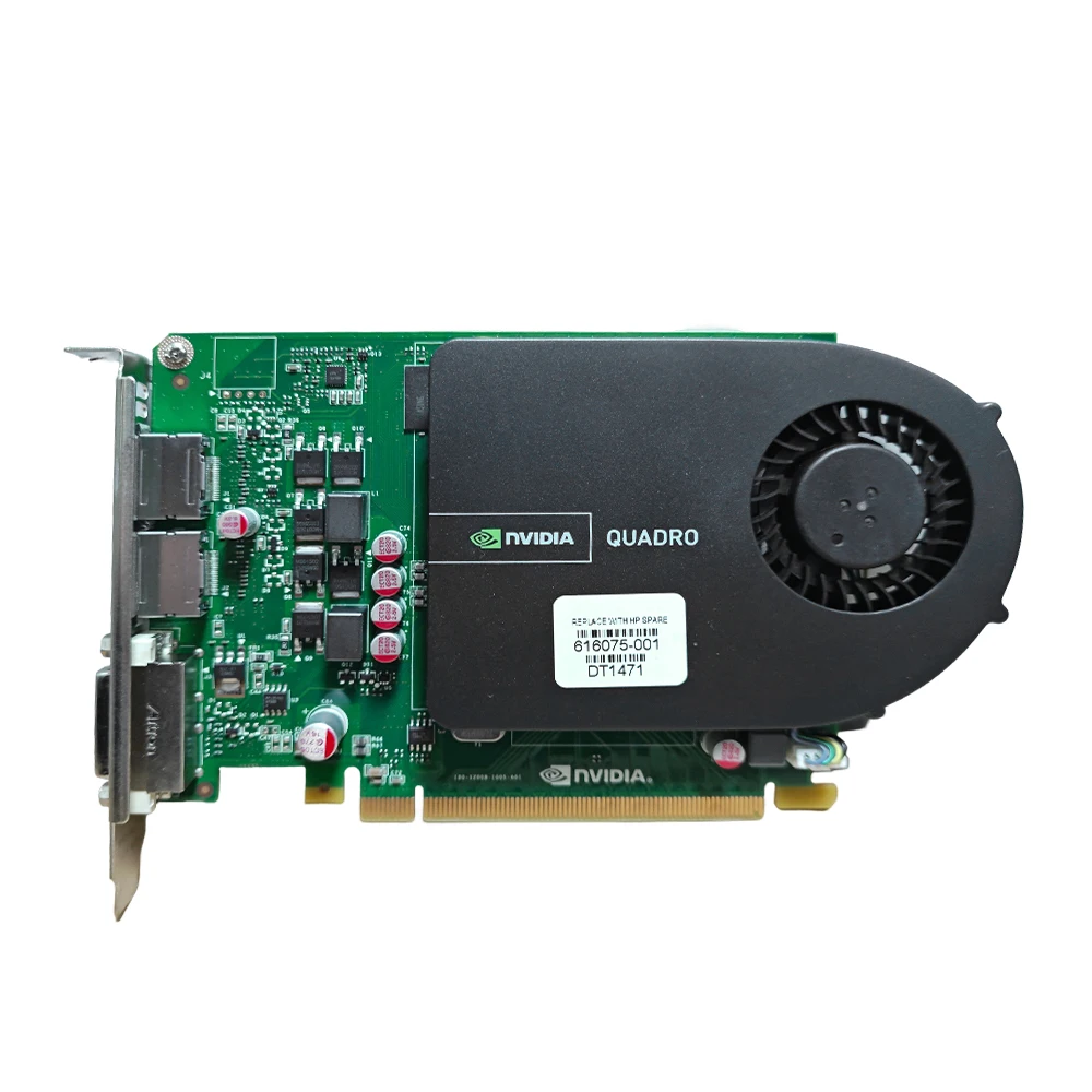 NVIDIA Quadro 2000 1GB DR5-671136-001 graphics card support 1GB GDDR5 128-bit PCI-E 2.0 DVI DP for Desktop PC Computer