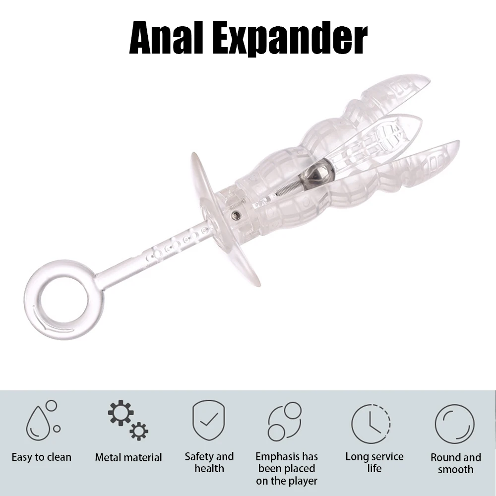 Bondage Set Erotic Speculum Lock Butt Dilator Vaginal Expander for Women Men Anal Plug Sex Toys Couple Adults Games Machine Shop