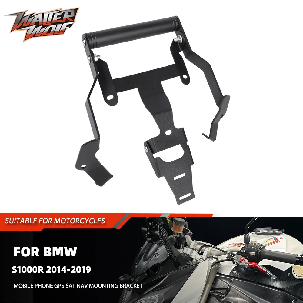Motorycle 22MM Mobile Phone GPS Sat Nav Navigation Mounting Extension Bracket For BMW S1000R 2014-2019 Camera Holder S1000 R