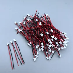 10pcs JST 1.25 Connector Wire Cable SH 1.25MM Pitch 2pin Electronic Wire Single End Length 50MM 100MM 150MM 200MM DIY Line 28AWG