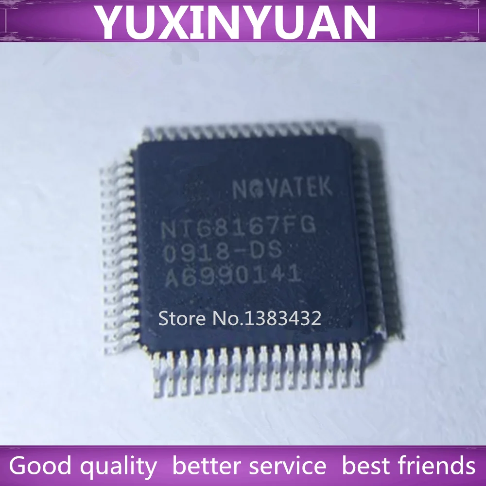 1PCS NT68167FG 68169UFG 68652UFG 68677UMFG 68752UFG 68771HUMFG 71182MFG-100 71206FG-603 71208FG-851 NUC130LC1CN QFP