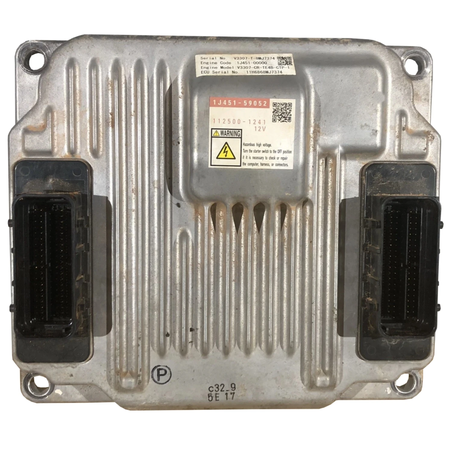 

112500-1241 308CR Детали экскаватора Контроллер Блок управления ЭБУ Компьютерная плата 12 В