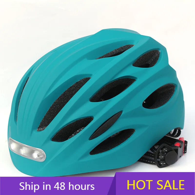 

POWER LEAP Manufacturers Customized Front and Rear LED Lights Integrated Bicycle Road Bike Helmet Cycling Helmet