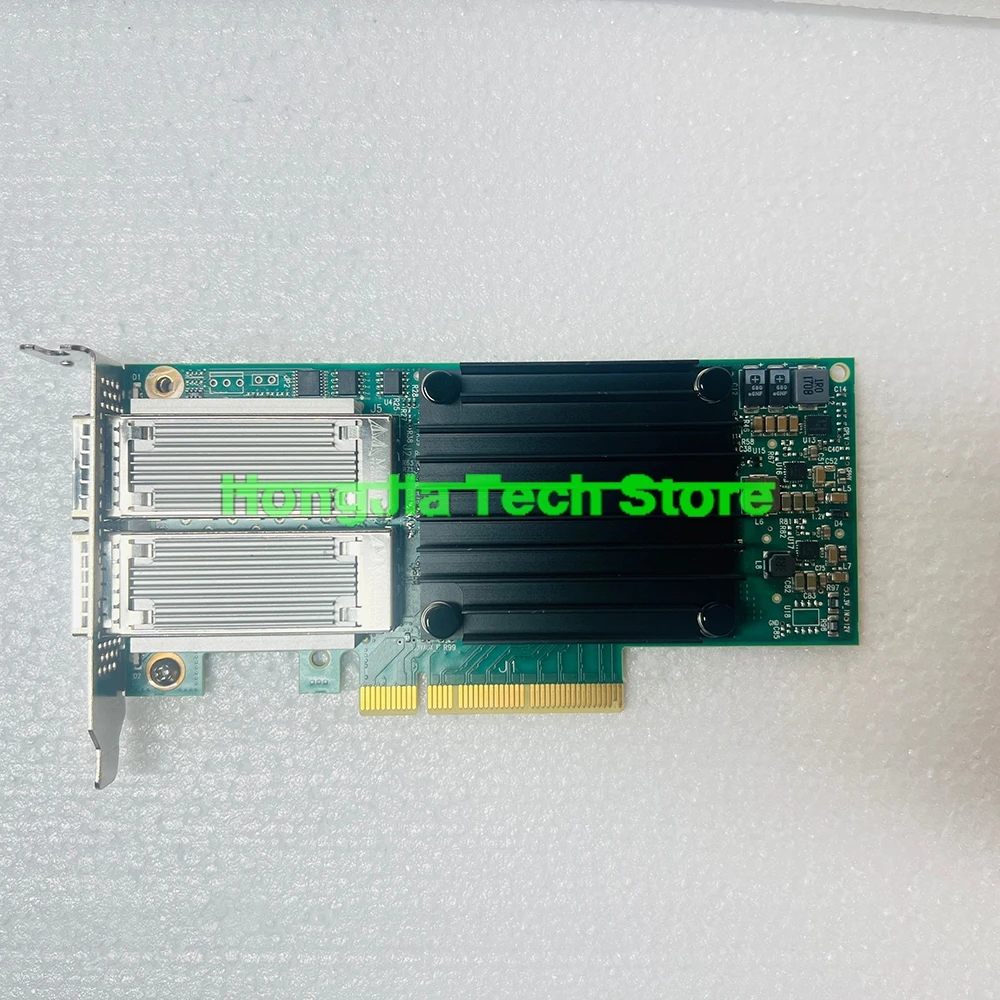 High Quality CX414A ConnectX-4 40/56GbE PCI-Ex8 Dual Port 10 Gigabit Fiber Optic Network Card InfiniBand NIC MCX414A-BCAT