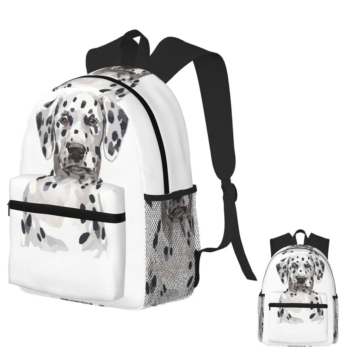 

Dalmatian Student Backpack School Bag Hiking Travel Daypack for Boys Girls Fashion Bookbag Shoulder Bags