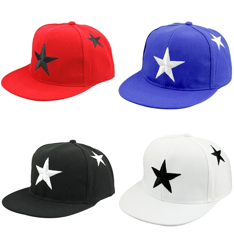 men women and children hat (2 3 4 5 6 7 Years) Parent- Child Baseball Cap Cotton Hip Hop Embroidery Star Hats