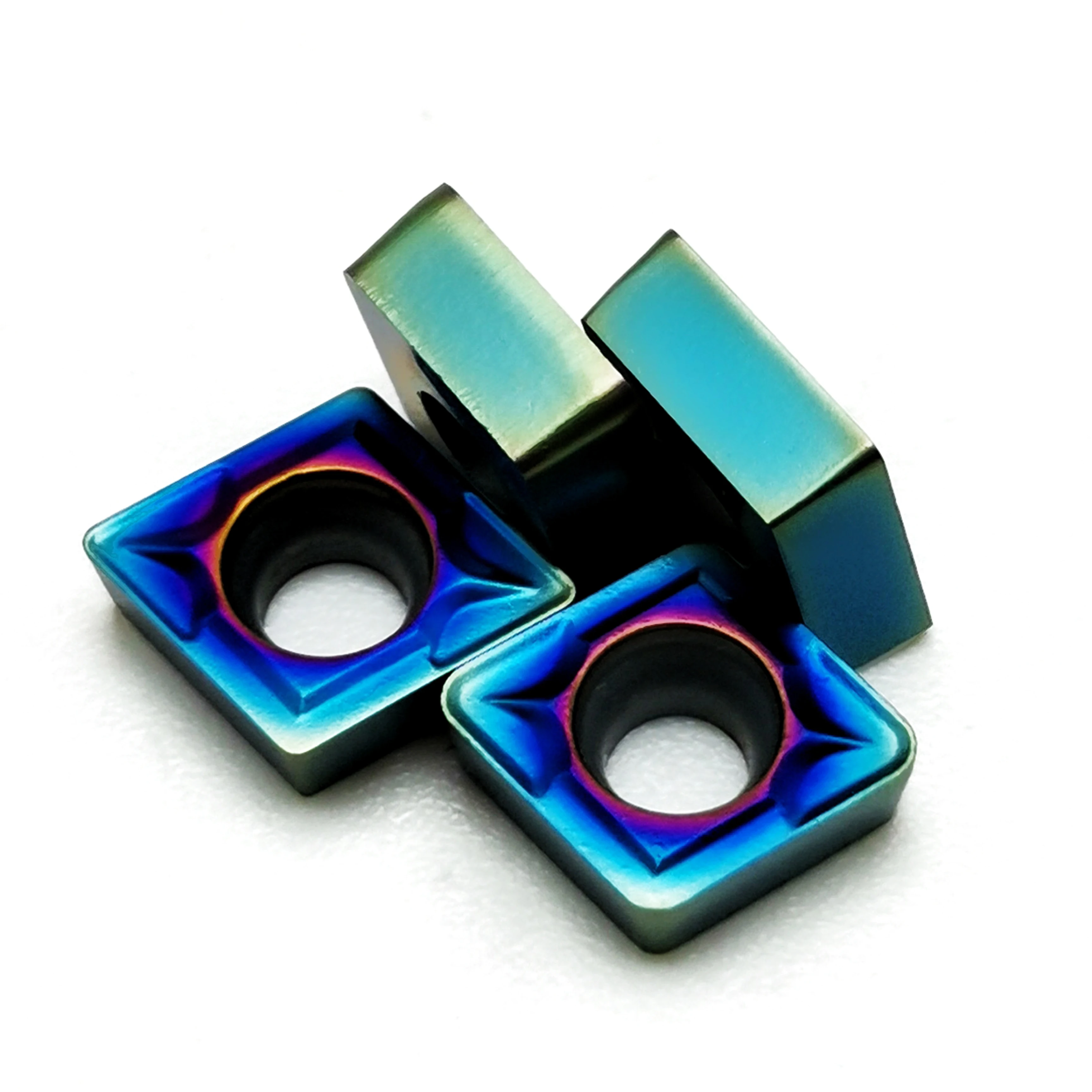 CCMT060204 CCMT060208 KT7030คุณภาพสูง CNC กลึงภายในเครื่องมือคาร์ไบด์เครื่องกัดเครื่องมือเครื่องกลึงโลหะเครื่องมือ CCMT060204 08