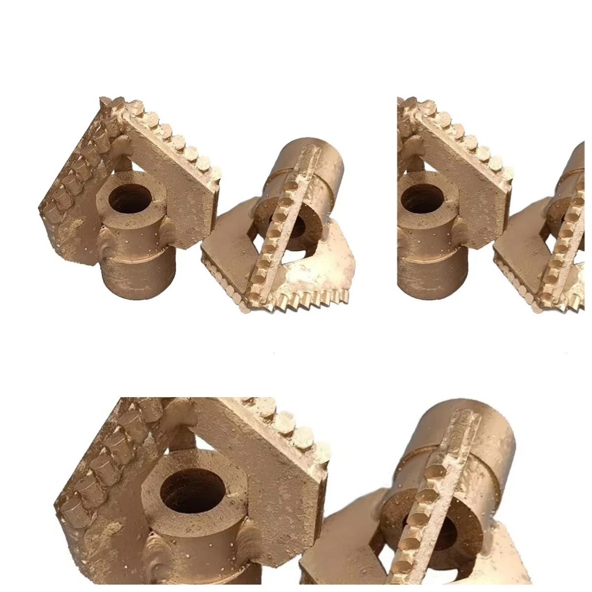 1pc Three Wings Octagonal Alloy Drill Bit 3 Blade Excavation Artesian Well Exploration Drill Rig Geological Drilling Accessories