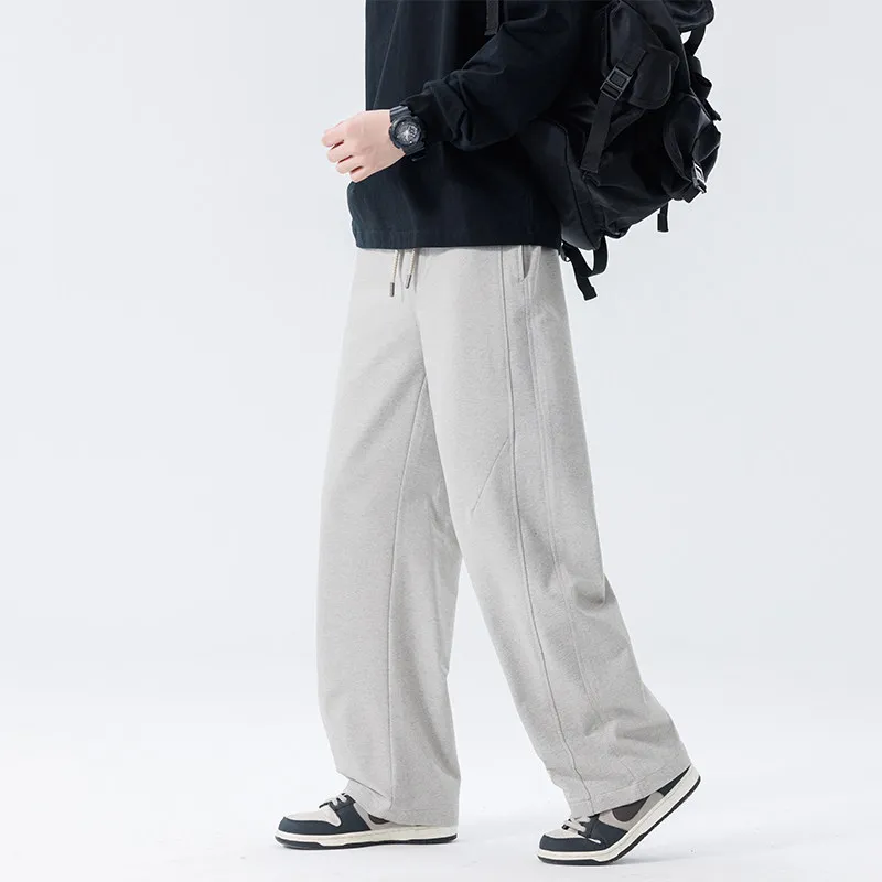 

Мужские повседневные брюки свободного кроя с прямыми штанинами, в американском стиле, широкие, для спорта и отдыха