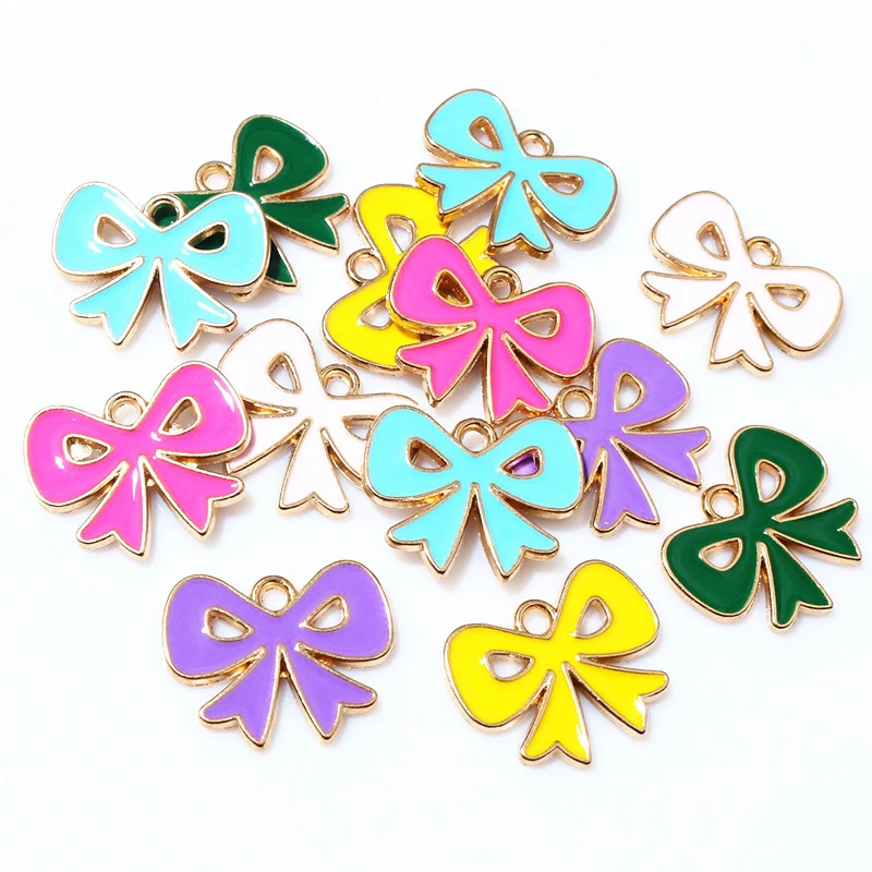 20x14x x ، سحر قوس المينا ، دلاية من سبيكة تصنعها بنفسك ، إكسسوارات لصنع الأقراط ، قلادة الأساور ، سلسلة المفاتيح