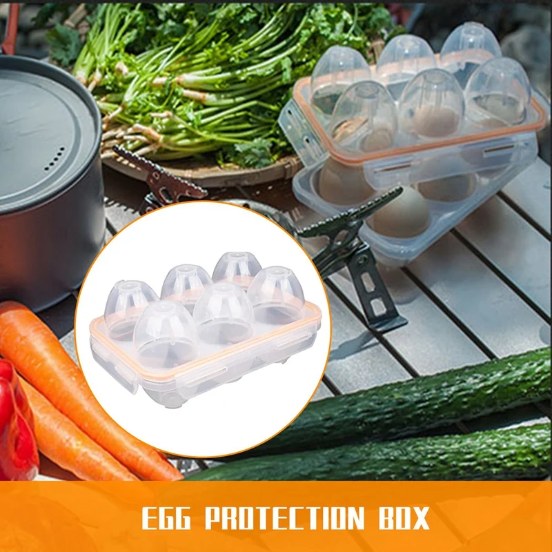 Imagem -05 - Portátil Camping Egg Armazenamento Box Case Shockproof e Leakproof Container Eggs Carrier Holder