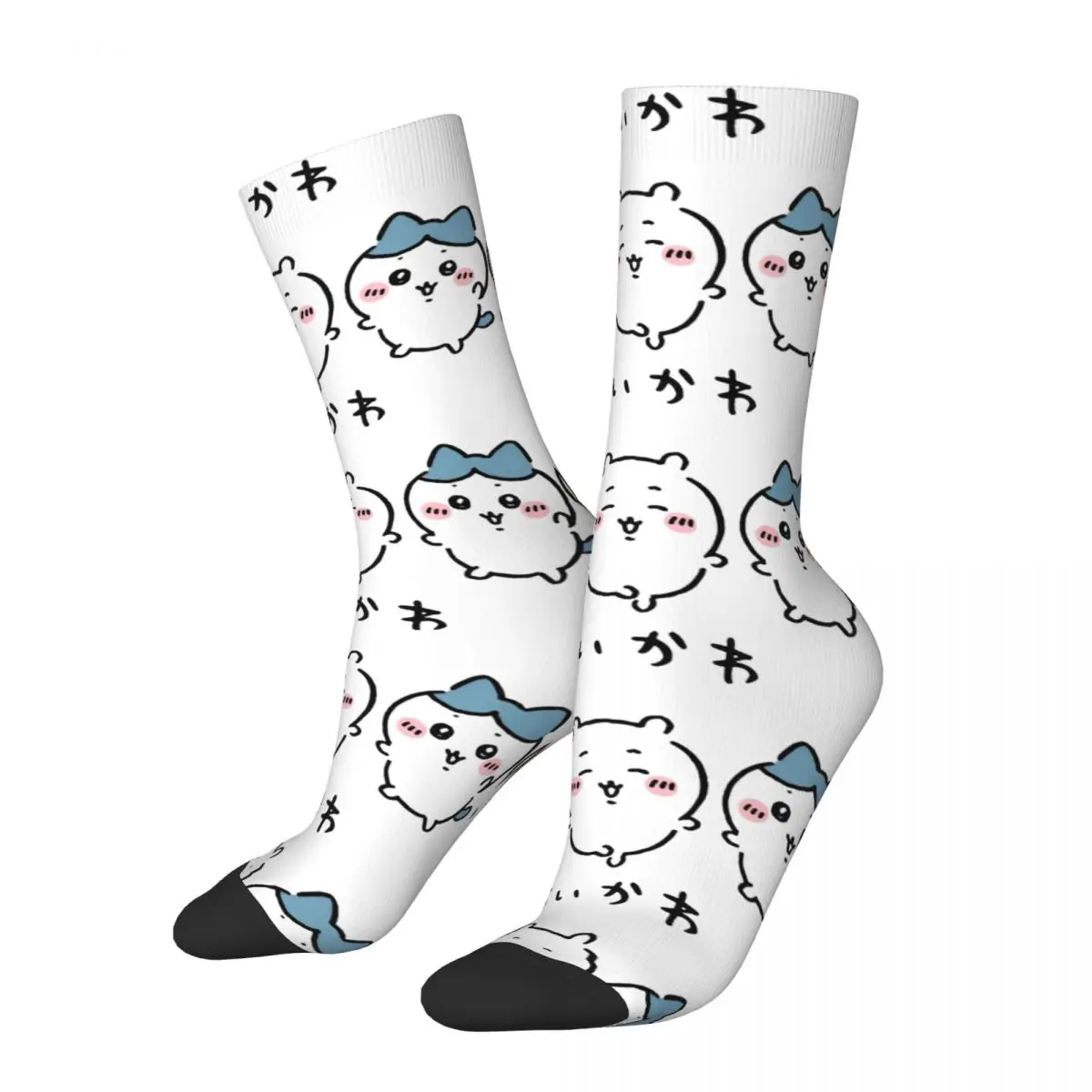 

Chiikawa носки с героями мультфильмов для мужчин и женщин, повседневные носки из полиэстера, новинка, весна, лето, осень, зима, средние носки-трубы, подарок