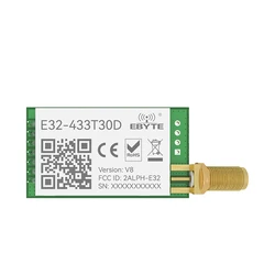 LoRa TXCO 433MHz 1W Module E32-433T30D-V8 LoRa Module Transmitter UART 433T30D Long Range 8km Wireless rf Transceiver