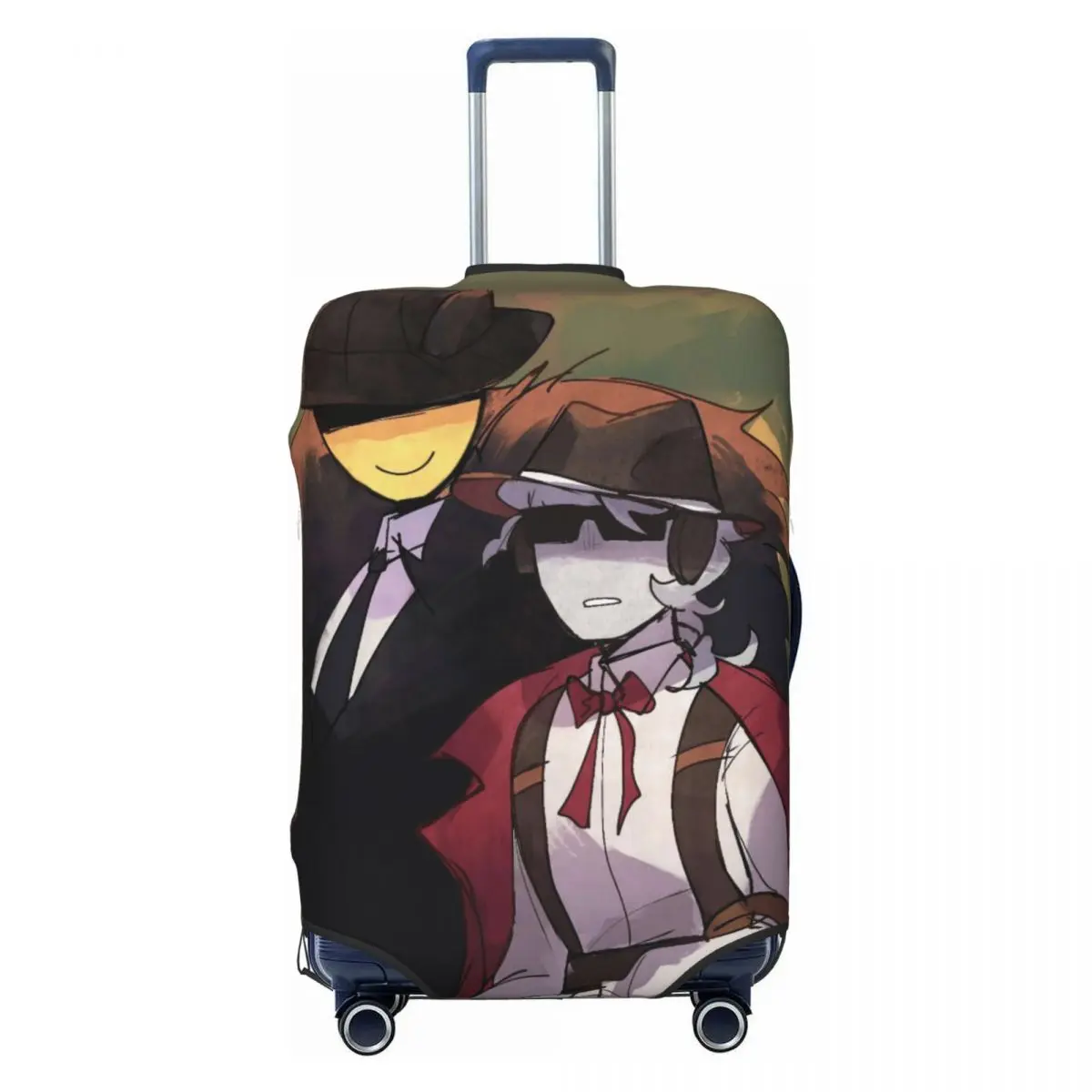 Forsaken Doublefedora Suitcase Cover Cruise Trip Protection Vacation Useful Luggage Supplies