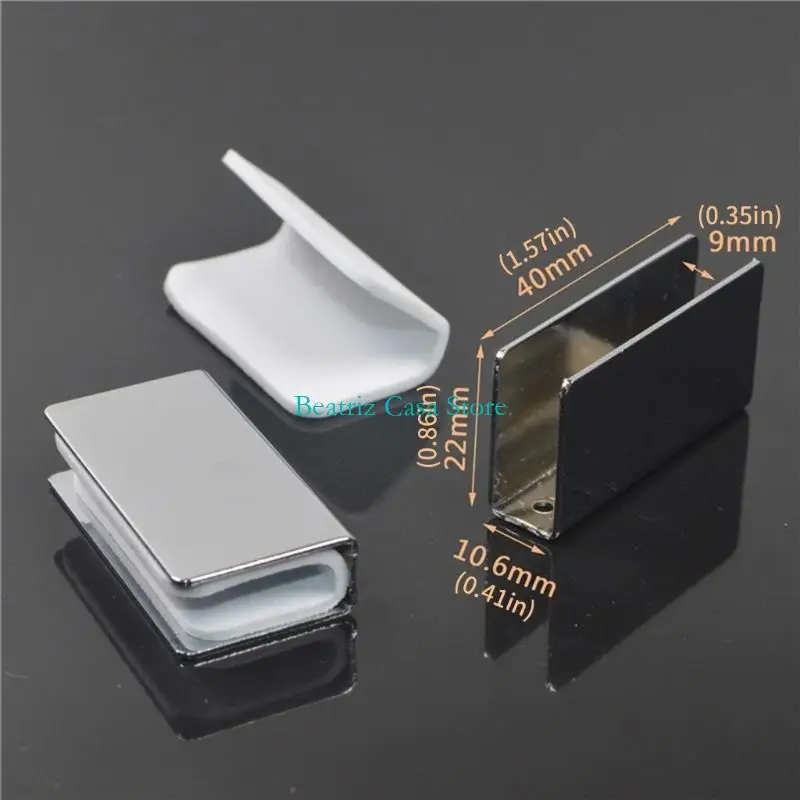 Conjunto 8 placas magnéticas sem moldura Clipe porta vidro sem ferramenta Nead KXRE