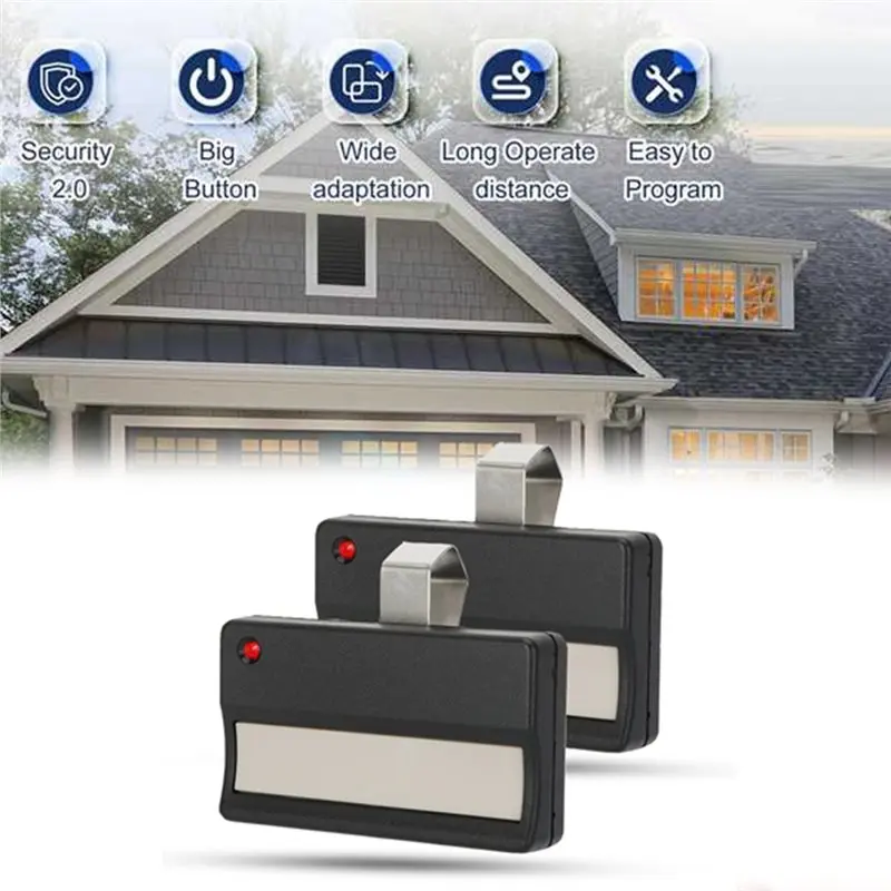 【BRILLIANT 】Rolling Code For Chamberlain Liftmaster Garage Door Remote Control 10PCS 4330E 4333E 4332E 4335E 4330EML 433.92Mhz