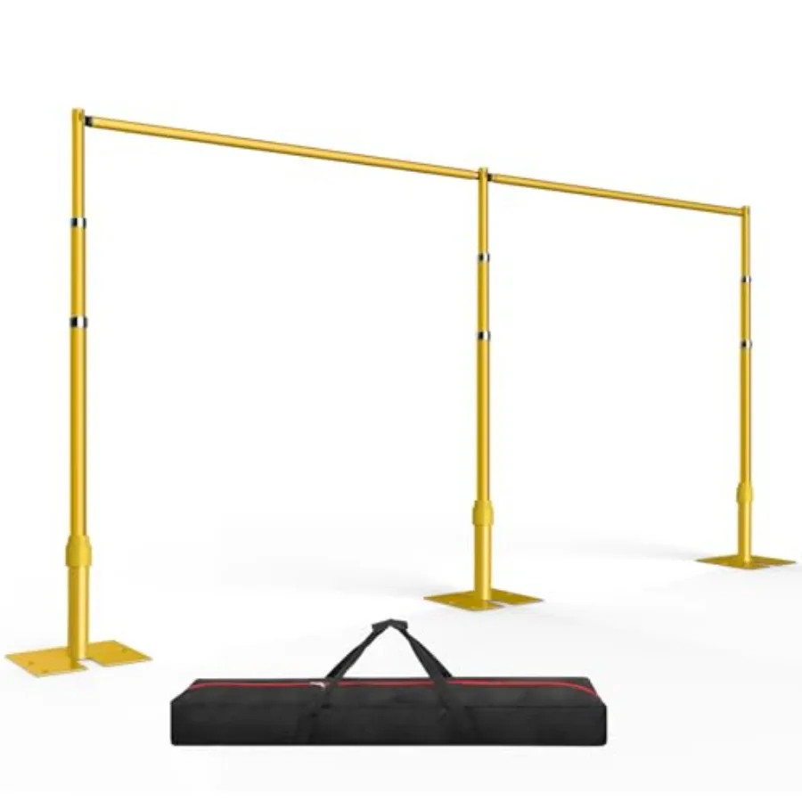 

Стойка для фона, сверхпрочная, 3х6 м, регулируемая, для тюлевых занавесов, комплект для фотозоны, металлический каркас с плоским основанием