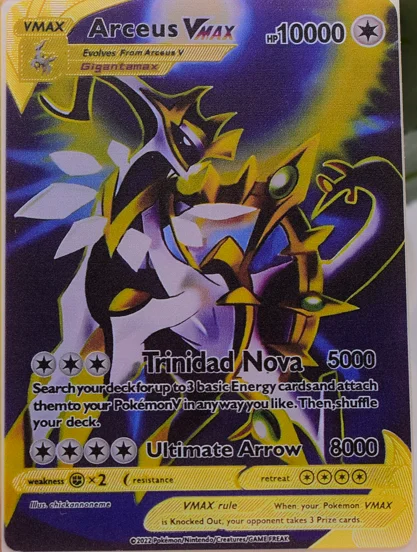 Metallkarte Charizard Vmax Gx Gold Monster Englische Eisenmetallbuchstaben Kinder-Geschenk Sammelkarten – Detail 4