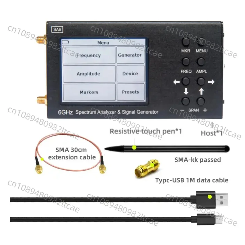 6GHz SA6 RF AnalyzerSignal Genertor   HT6 Log Periodic Antenna LPDA for 3G 4G LTE CDMA DCS GSM GPRS GLONASS