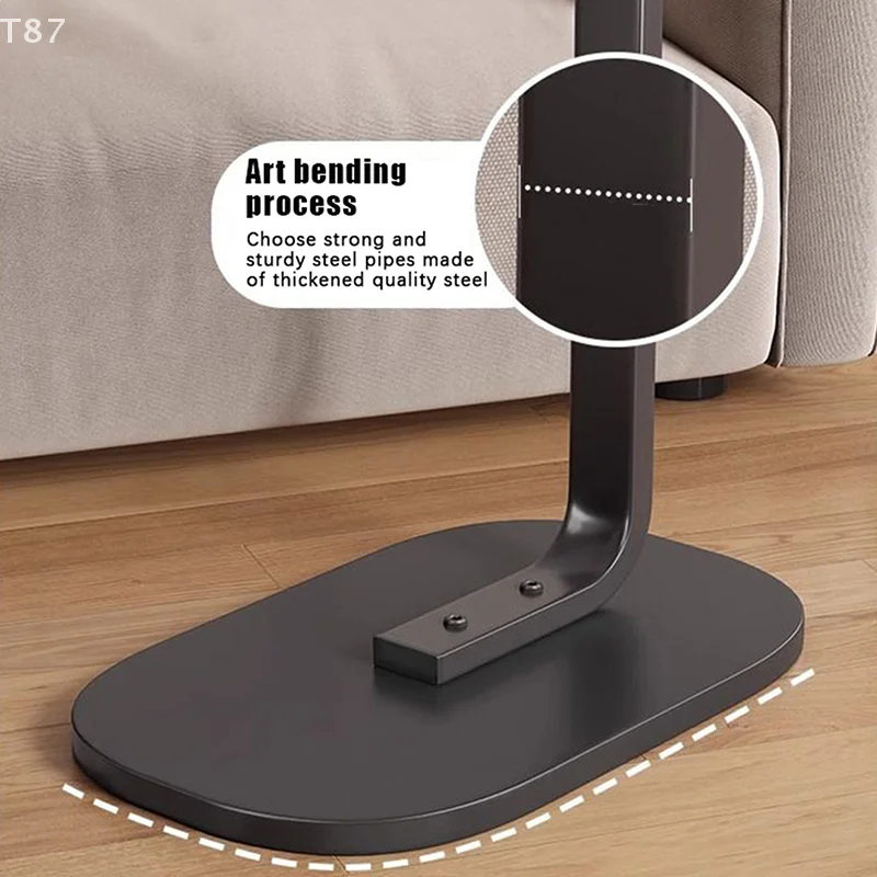 Portability Household Compact Tea Table C Shaped Side Table Modern Light Luxury Style Small Coffee Table Living Room image 5