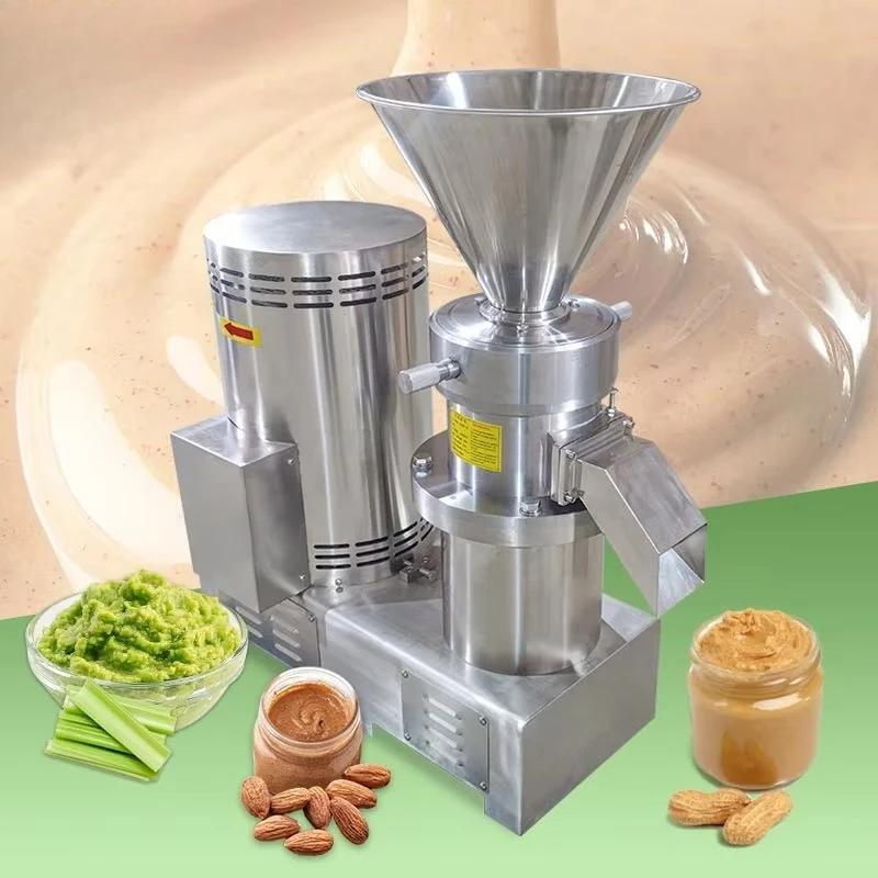 Stainless Steel Extraction Colloid Mill High Efficiency Grinder For Lion Tail Fruit Milk Mayonnaise Tahini Ketchup