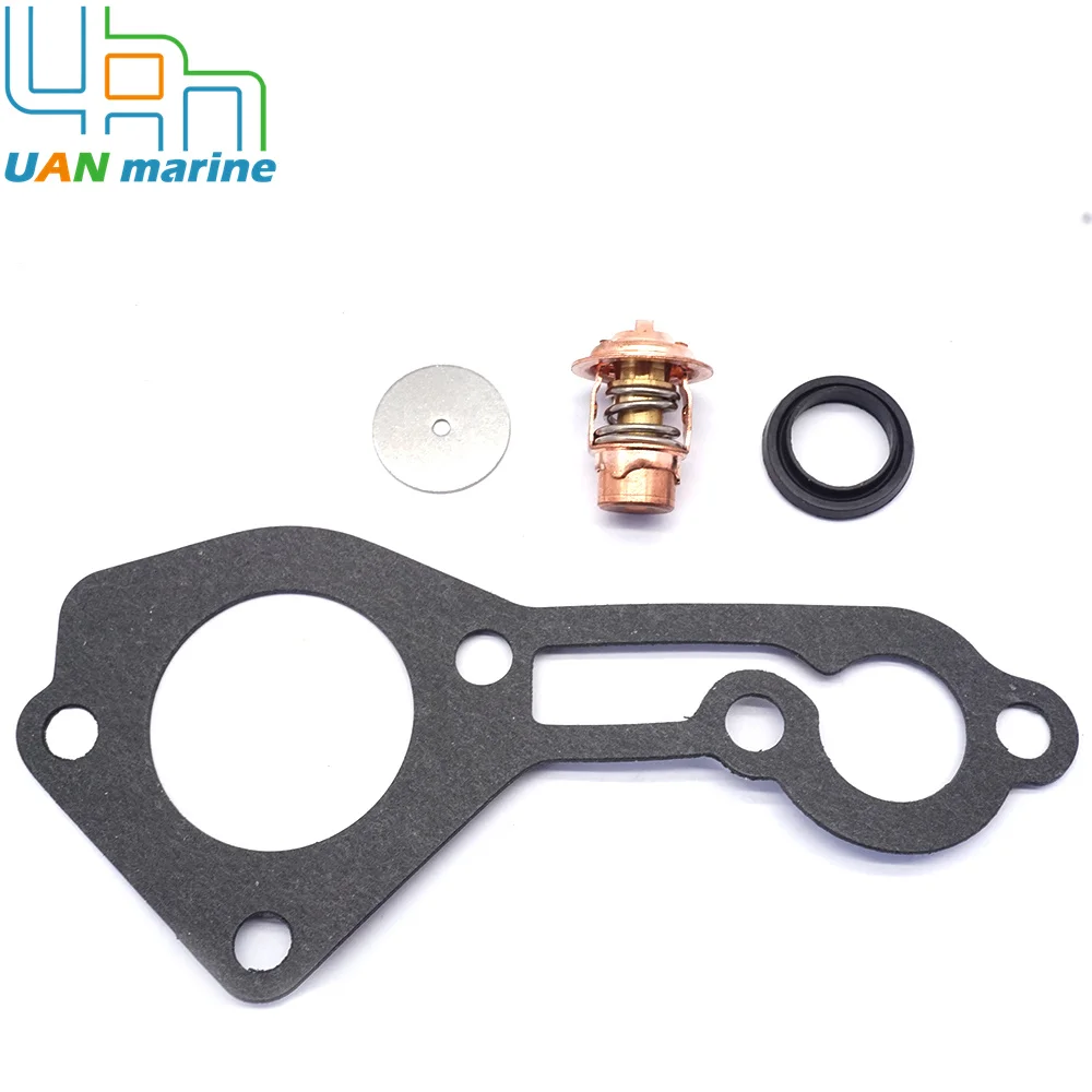 Marine 122℉ 50°C  Thermostat Kit Compatible For Mercury Mariner 70-125 HP Outboard Replaces 18-3569 803061T1