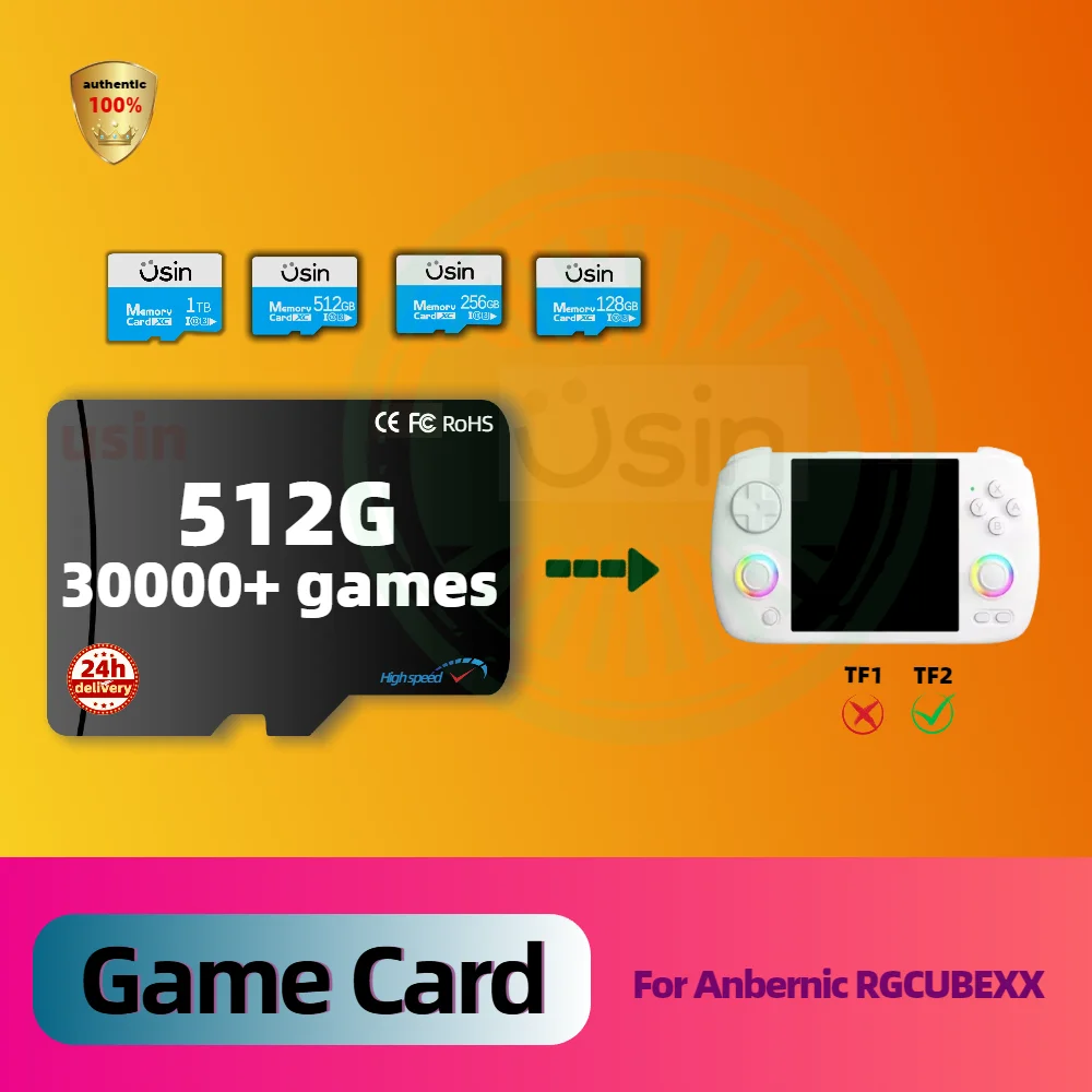 Game Cards For Anbernic RG CUBEXX RGCubeXX Plug&play Retro Games