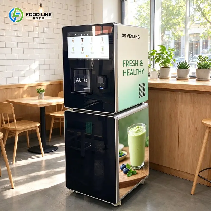 Popular Smart Innovative Design Self-Service Protein Powder Vending Machine with Customized Logo and Card Payment FL Customized
