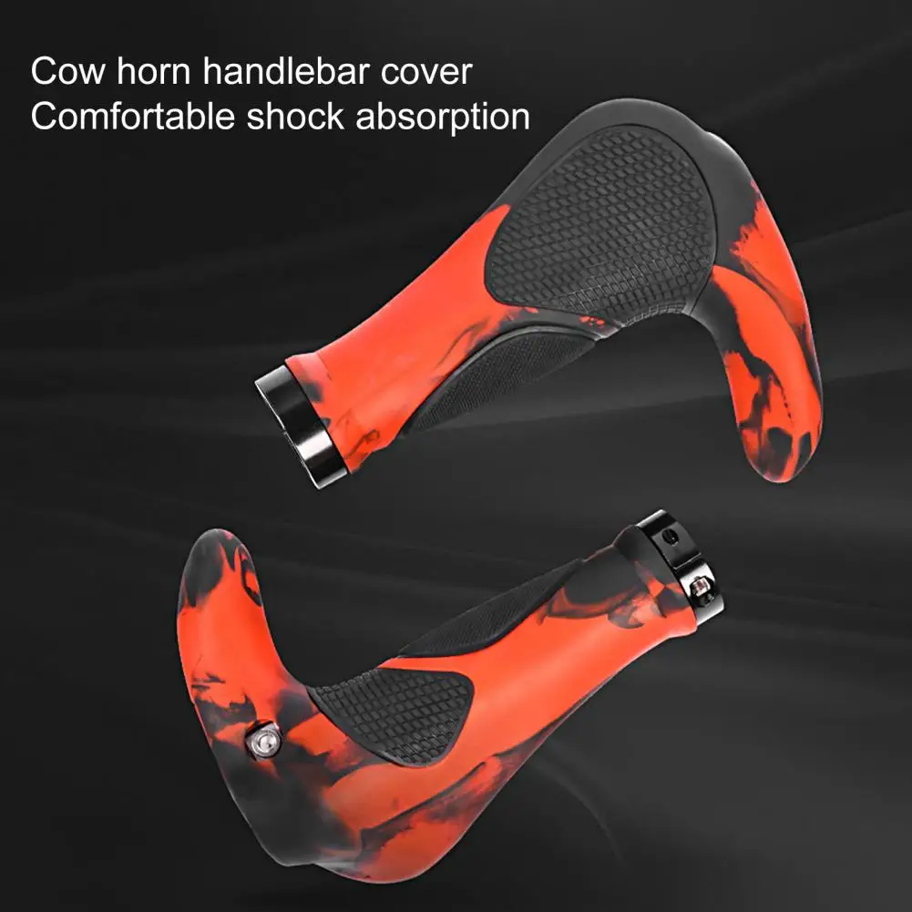 Cycling Handlebar Grips 1 Pair Useful Vibration Damping Thickened  Cycling Bicycle Handle Grip Handlebar Covers