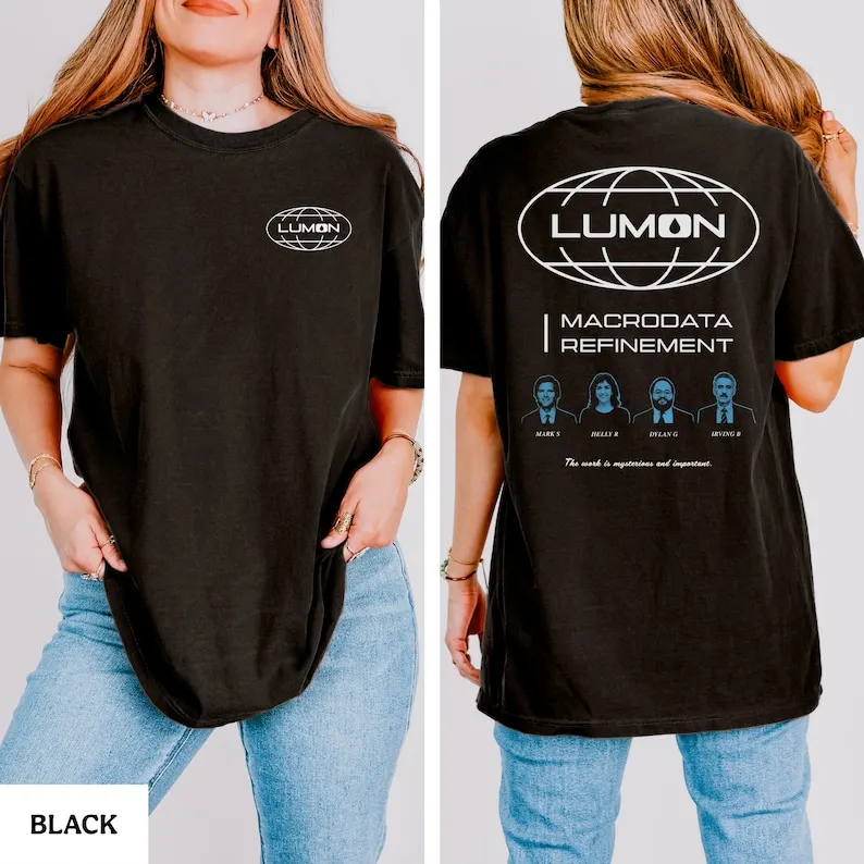 Lumon Unisex T-Shirt Severance Tv Show Macrodata Refinement Severance Lumon Graphic T Shirts Men Women Cotton Tee Summer Shirt