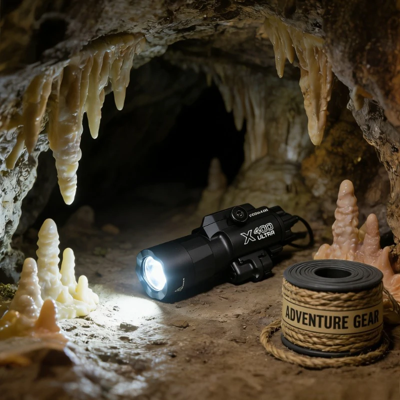 

2-в-1 X400U фонарик высокой интенсивности, лазерная указка, подходит для игрушечного рельса 20 мм, страйкбольные пистолеты, охотничьи CS, спички, игры, без батареи