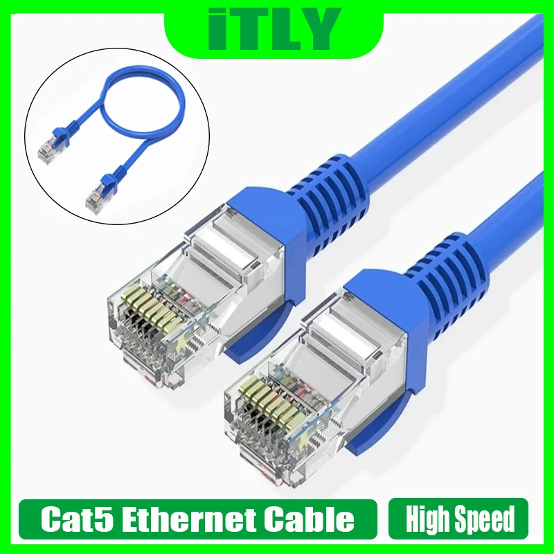 Cat5 Ethernet Network Cable High Speed Waterproof LAN Cable Wires RJ45 Patch Outdoor for PC PS5 PS4 PS3 Xbox