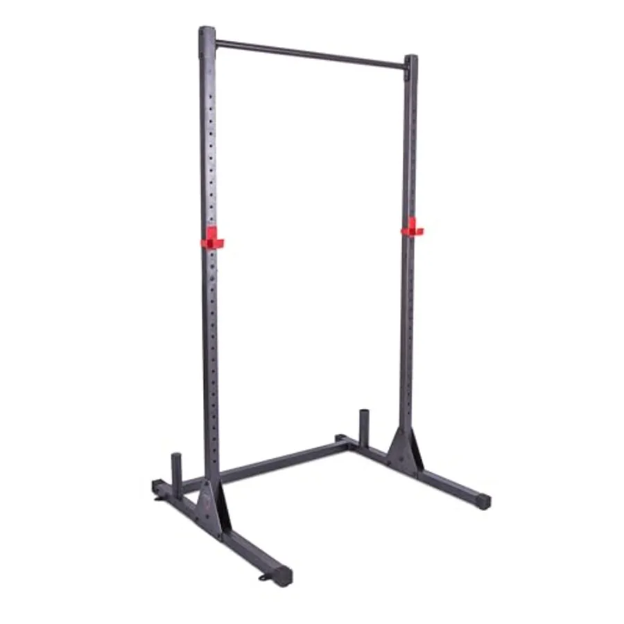 Power Racks and Attachments for Home Gym Use Steel Construction Black Finish Durable and Stable Design