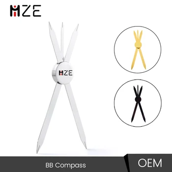 BB Compass Microblading Golden Ratio Divider Balance Positioning sopracciglio Design righello misurazione posizione strumento forniture per tatuaggi