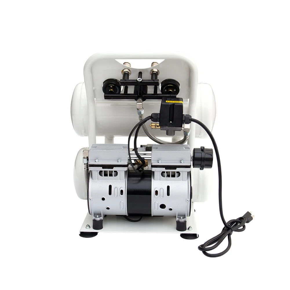 Quiet Portable Air Compressor,Oil Free Pump,5 Gallon Tank,115 PSI MAX Pressure,65 dB,1 PH Motor,110V