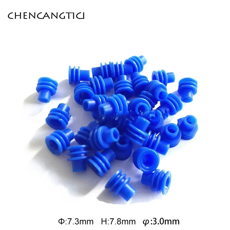 100 Pcs Automotive Waterproof Silicone Plug Delphi 15324981 Super Wire Rubber Seal For Car Component Connector