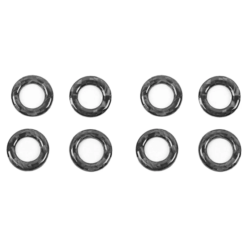 

Car Door Pin Trim, 8Pcs Carbon Fiber Door Lock Pin Cover Trim Fits For Mercedes Benz C-Class W205 GLC C180 C200L C260L